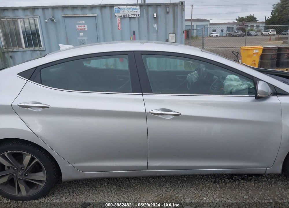 2014 HYUNDAI ELANTRA LIMITED VIN: 5NPDH4AE0EH484581