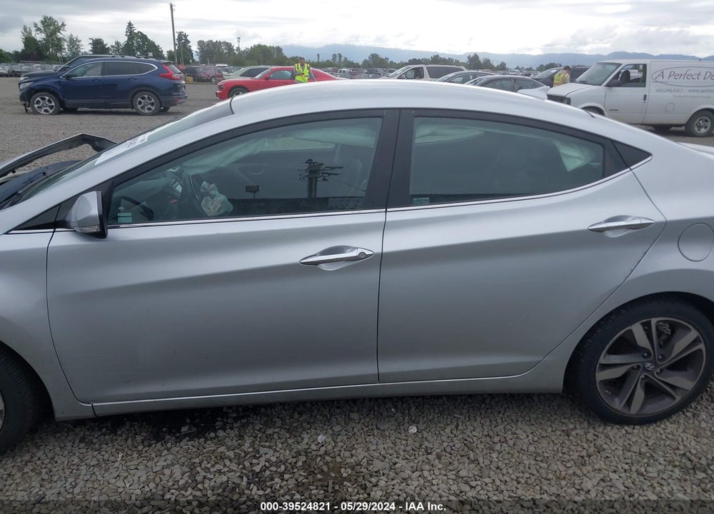 2014 HYUNDAI ELANTRA LIMITED VIN: 5NPDH4AE0EH484581