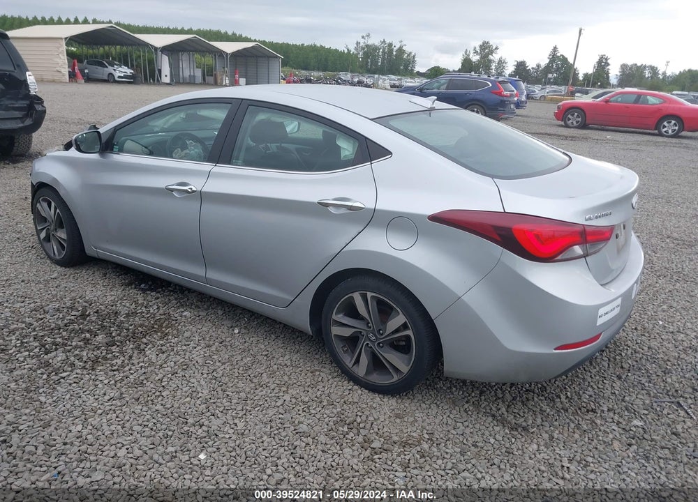 2014 HYUNDAI ELANTRA LIMITED VIN: 5NPDH4AE0EH484581