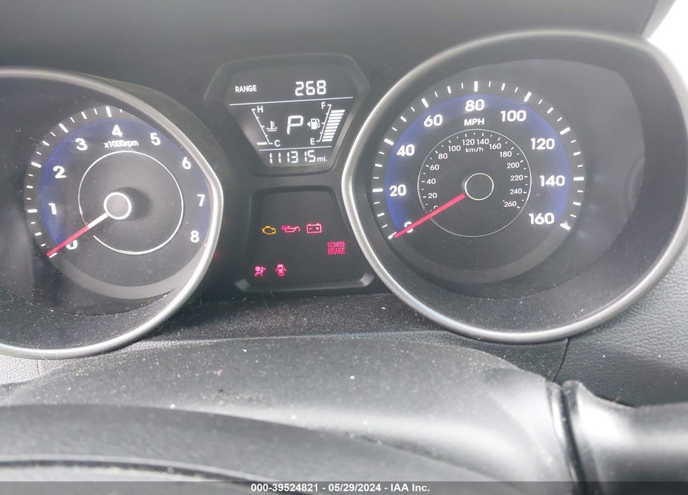 2014 HYUNDAI ELANTRA LIMITED VIN: 5NPDH4AE0EH484581