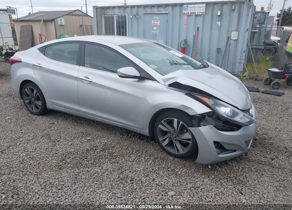 2014 HYUNDAI ELANTRA LIMITED VIN: 5NPDH4AE0EH484581