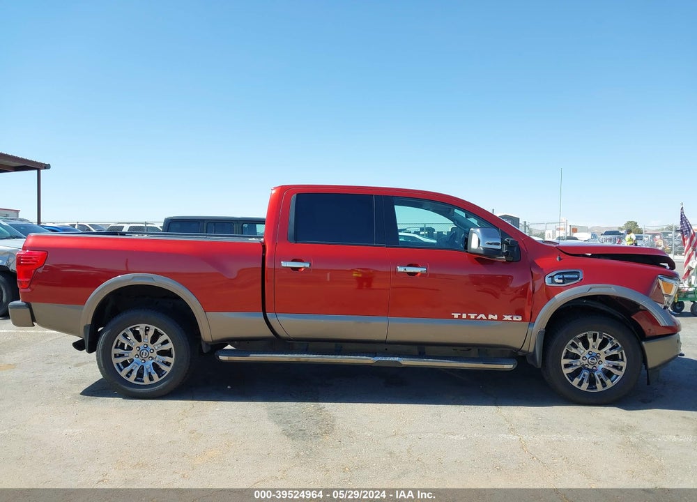 2016 NISSAN TITAN XD PLATINUM RESERVE DIESEL/S DIESEL/SL DIESEL/SV DIESEL VIN: 1N6BA1F2XGN512802