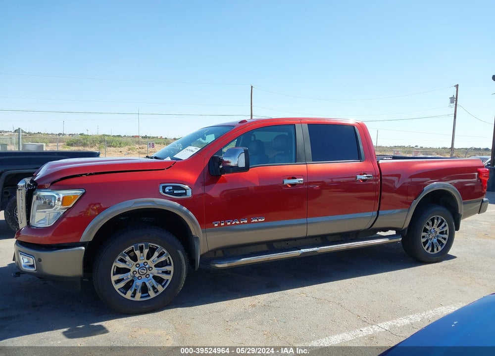 2016 NISSAN TITAN XD PLATINUM RESERVE DIESEL/S DIESEL/SL DIESEL/SV DIESEL VIN: 1N6BA1F2XGN512802