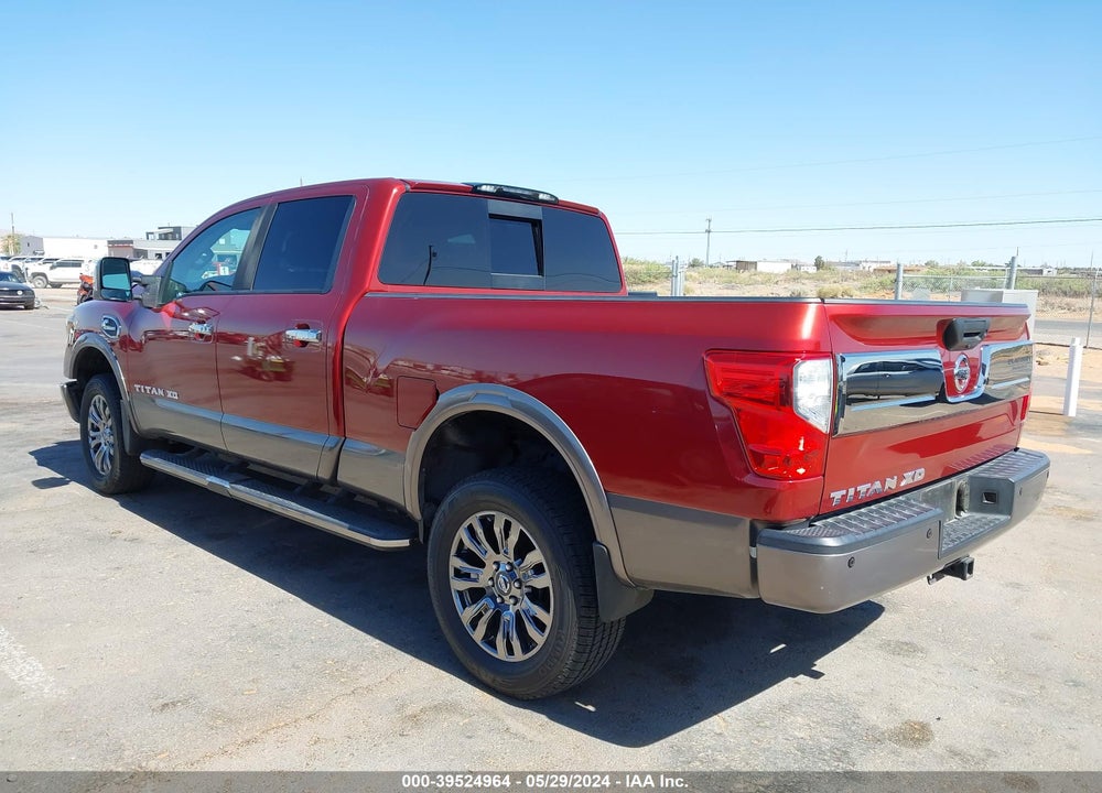 2016 NISSAN TITAN XD PLATINUM RESERVE DIESEL/S DIESEL/SL DIESEL/SV DIESEL VIN: 1N6BA1F2XGN512802
