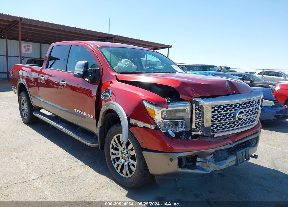 2016 NISSAN TITAN XD PLATINUM RESERVE DIESEL/S DIESEL/SL DIESEL/SV DIESEL VIN: 1N6BA1F2XGN512802