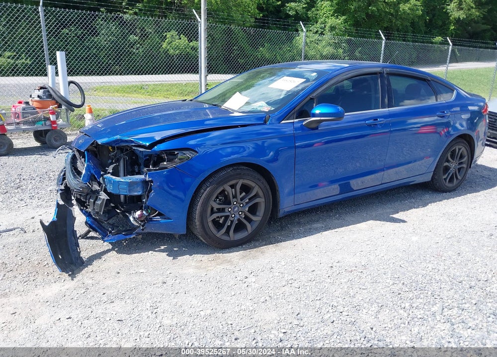 2018 FORD FUSION S VIN: 3FA6P0G71JR251724