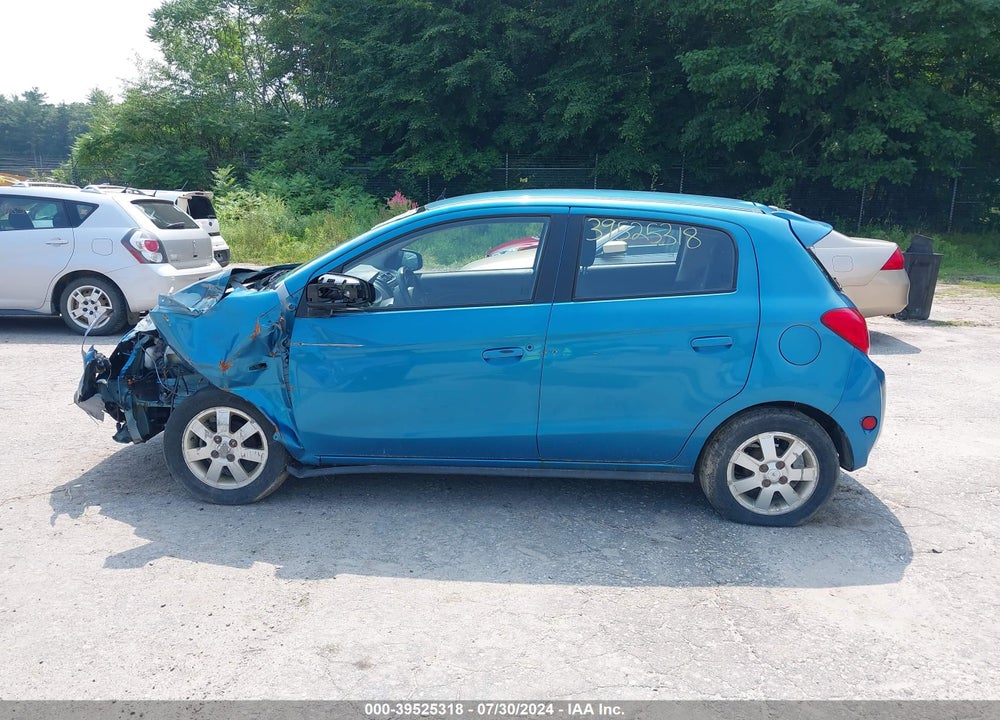 2014 MITSUBISHI MIRAGE ES VIN: ML32A4HJ8EH016467