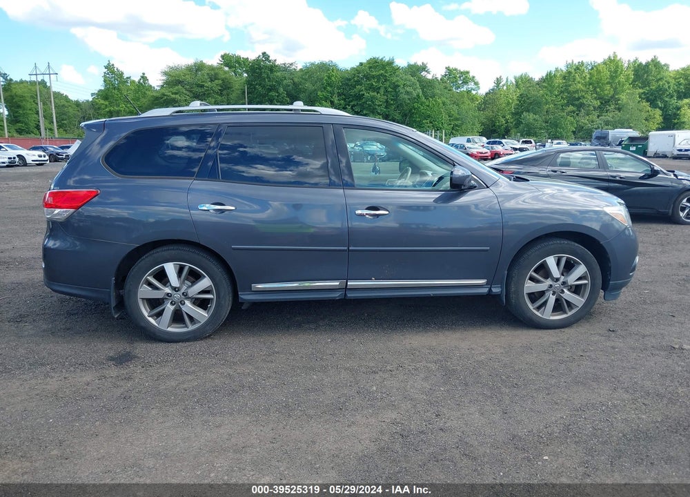 2014 NISSAN PATHFINDER PLATINUM VIN: 5N1AR2MM6EC711304