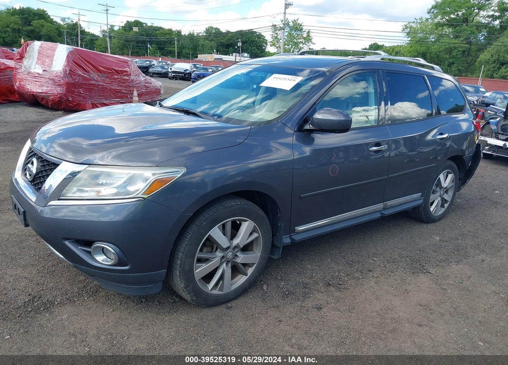 2014 NISSAN PATHFINDER PLATINUM VIN: 5N1AR2MM6EC711304