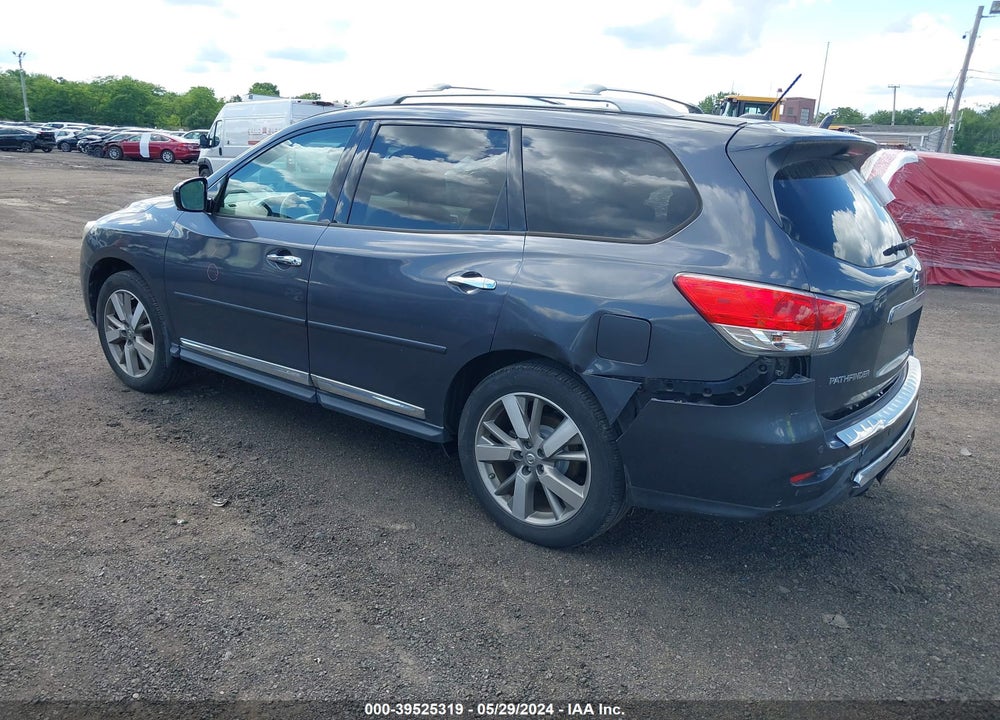 2014 NISSAN PATHFINDER PLATINUM VIN: 5N1AR2MM6EC711304