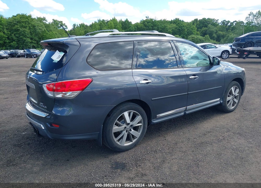 2014 NISSAN PATHFINDER PLATINUM VIN: 5N1AR2MM6EC711304