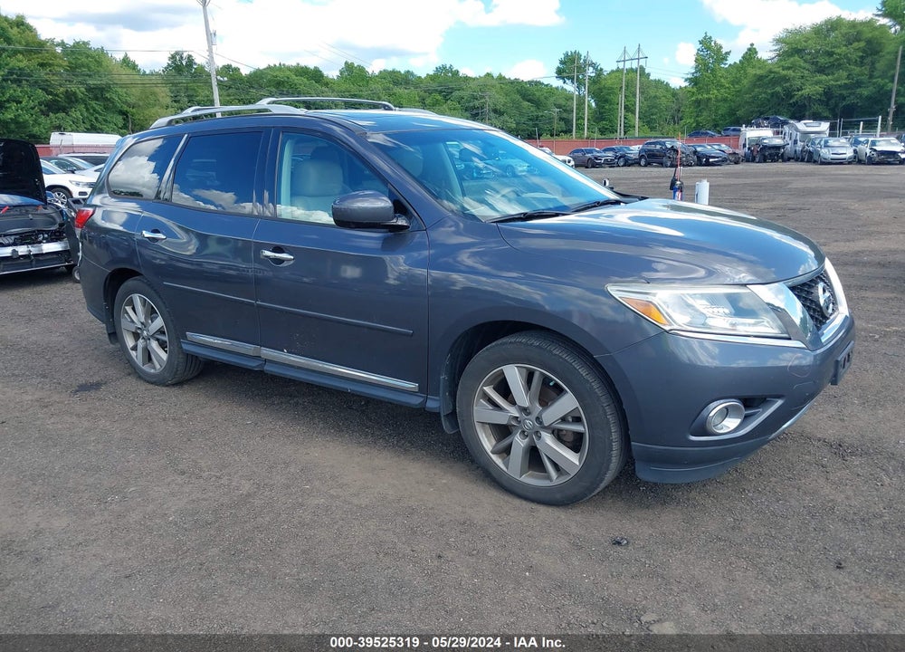 2014 NISSAN PATHFINDER PLATINUM VIN: 5N1AR2MM6EC711304