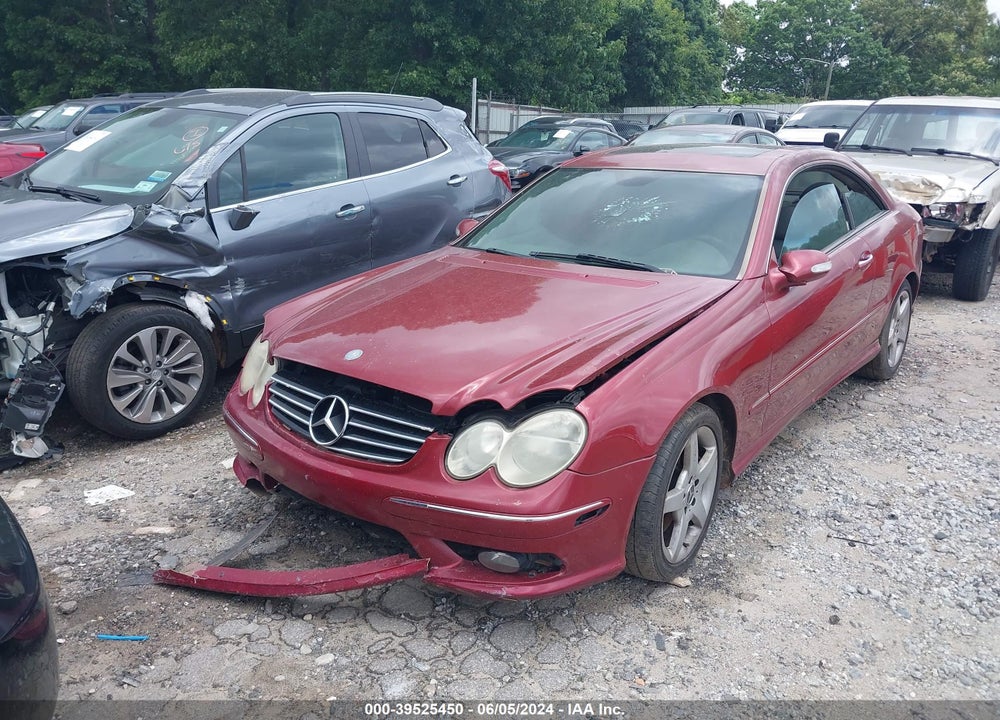 2005 MERCEDES-BENZ CLK 500 VIN: WDBTJ75J15F126486