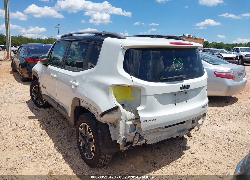 2015 JEEP RENEGADE TRAILHAWK VIN: ZACCJBCT7FPC25501