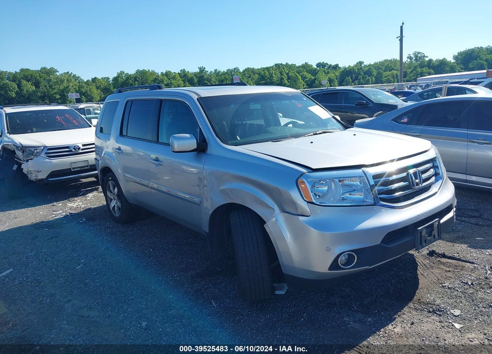 2013 HOND PILOT TOUR VIN: 5KBYF4888DB802307