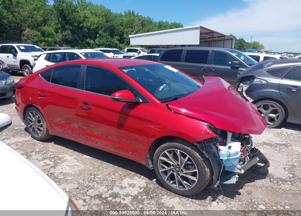 2019 HYUNDAI ELANTRA LIMITED VIN: 5NPD84LF7KH488869