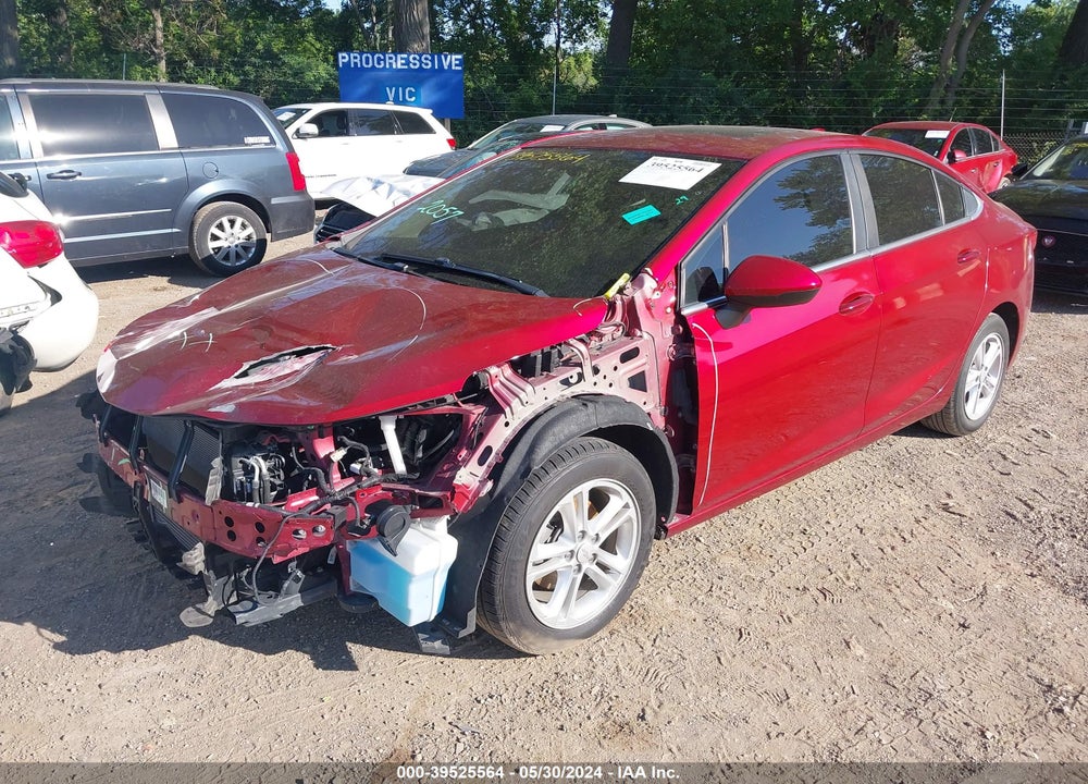 2017 CHEVROLET CRUZE LT AUTO VIN: 1G1BE5SM3H7161560