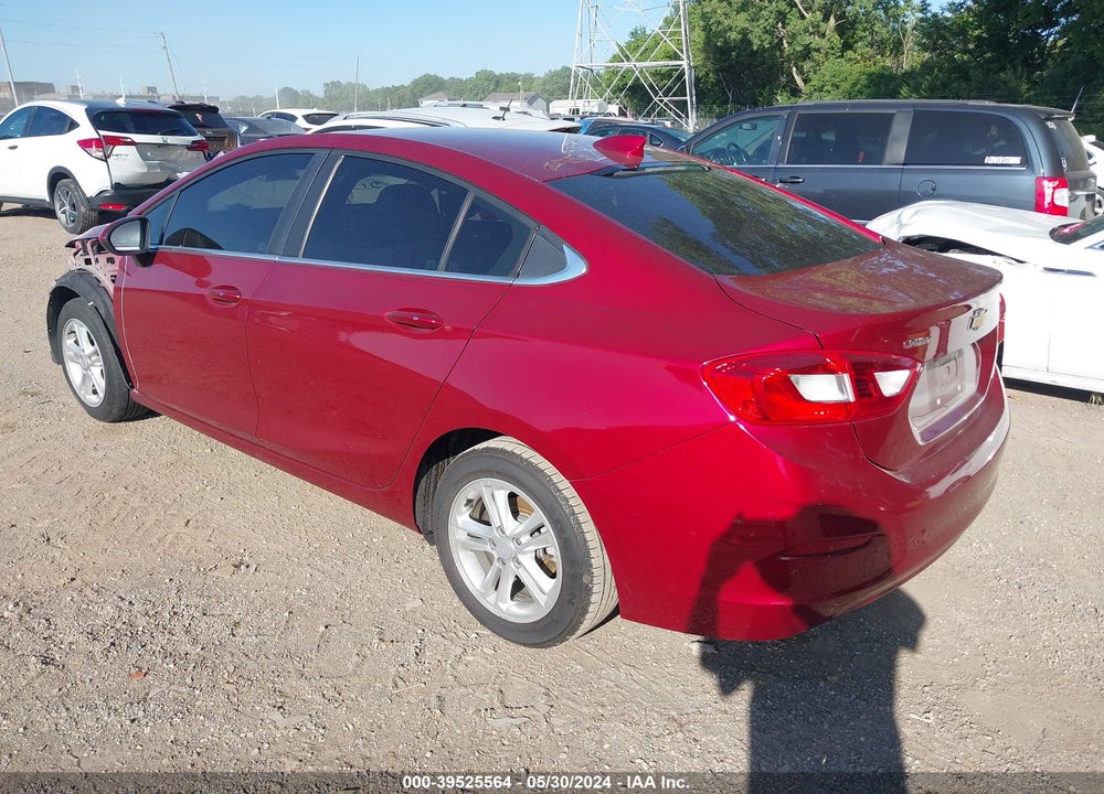 2017 CHEVROLET CRUZE LT AUTO VIN: 1G1BE5SM3H7161560