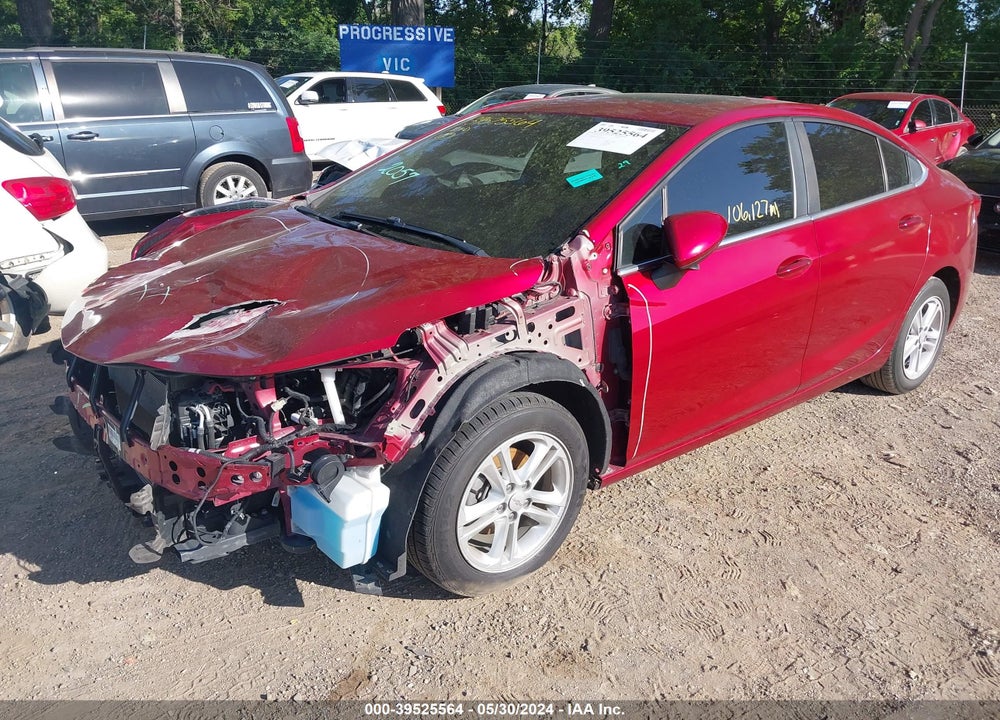 2017 CHEVROLET CRUZE LT AUTO VIN: 1G1BE5SM3H7161560