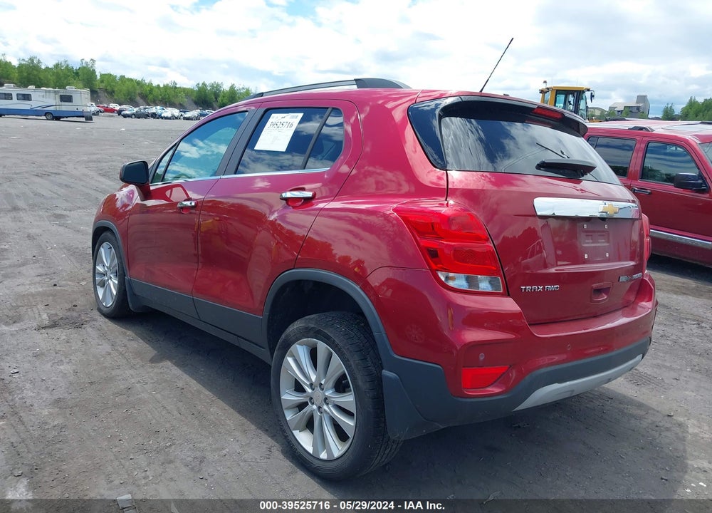 2019 CHEVROLET TRAX PREMIER VIN: 3GNCJRSB3KL255834
