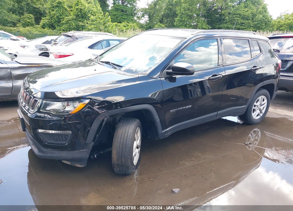 2018 JEEP COMPASS SPORT 4X4 VIN: 3C4NJDAB4JT484303
