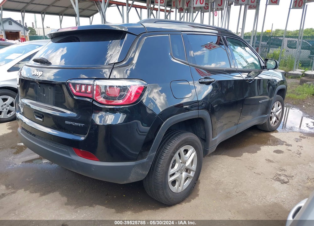 2018 JEEP COMPASS SPORT 4X4 VIN: 3C4NJDAB4JT484303