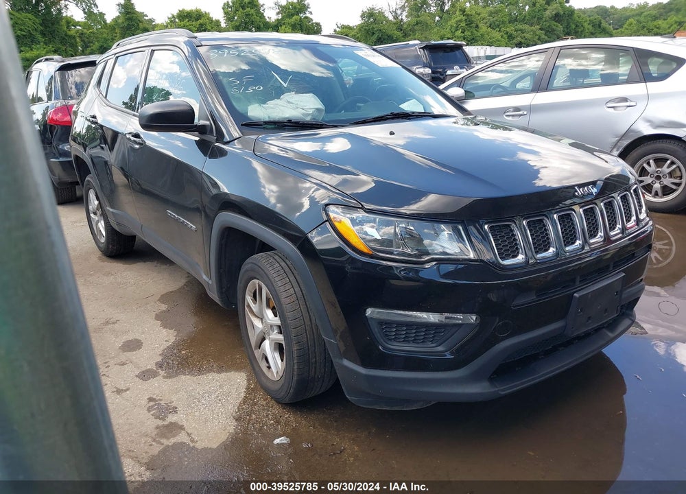 2018 JEEP COMPASS SPORT 4X4 VIN: 3C4NJDAB4JT484303