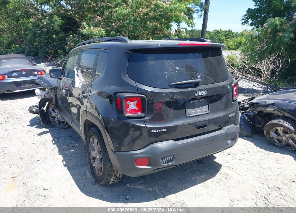 2018 JEEP RENEGADE LATITUDE 4X4 VIN: ZACCJBBB8JPJ38141