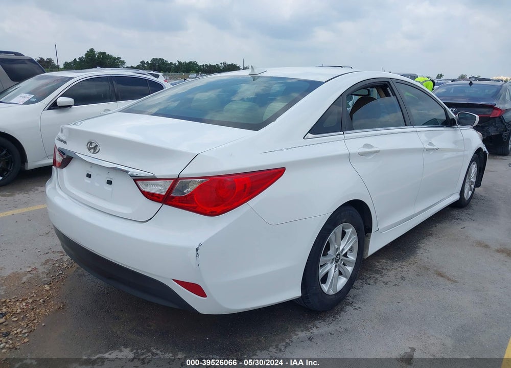 2014 HYUNDAI SONATA GLS VIN: 5NPEB4AC8EH886143