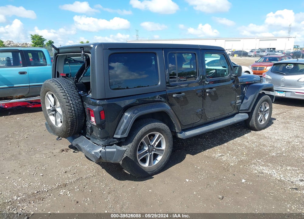2020 JEEP WRANGLER UNLIMITED SAHARA 4X4 VIN: 1C4HJXEN5LW180297