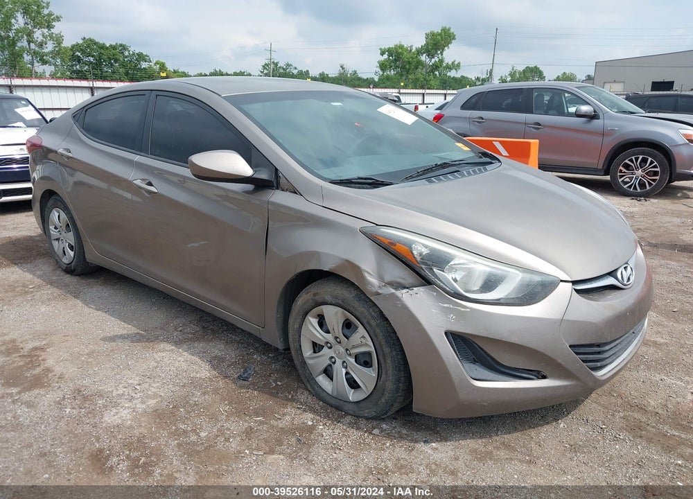 2016 HYUNDAI ELANTRA SE VIN: 5NPDH4AEXGH705641