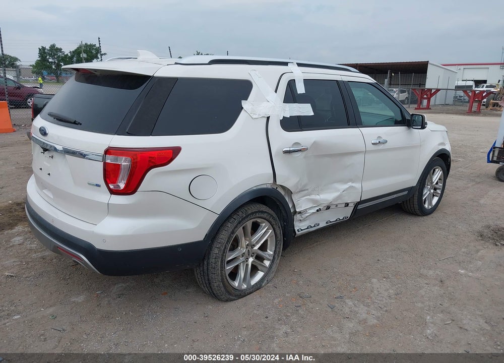 2016 FORD EXPLORER LIMITED VIN: 1FM5K8F84GGA34676