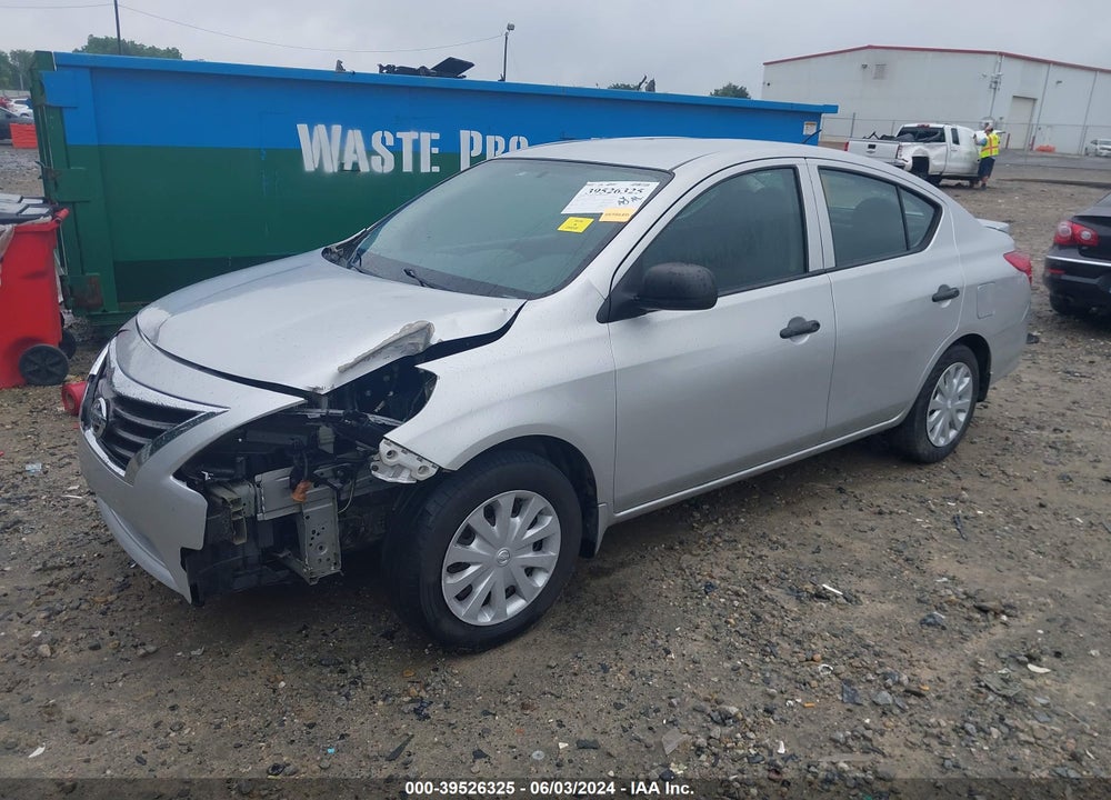 2015 NISSAN VERSA 1.6 S+ VIN: 3N1CN7AP6FL815109