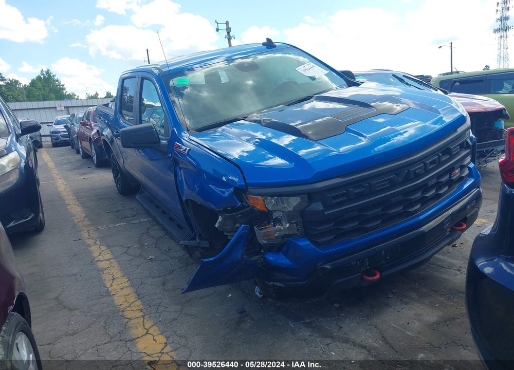 2022 CHEVROLET SILVERADO 1500 4WD SHORT BED CUSTOM TRAIL BOSS VIN: 3GCPDCED6NG668131