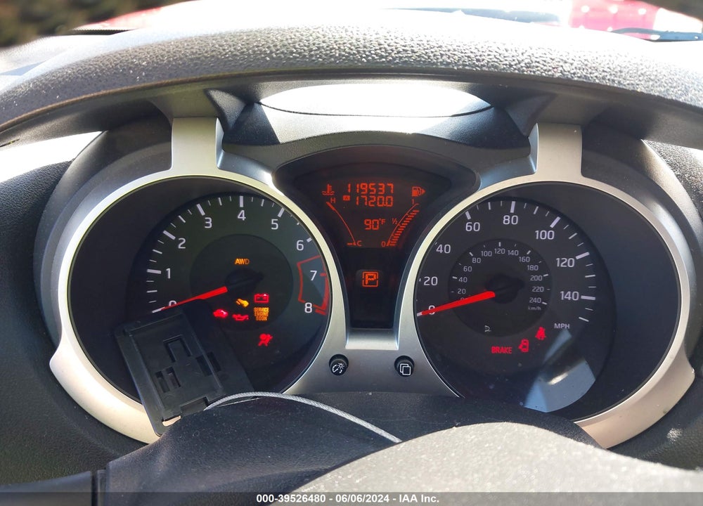2012 NISSAN JUKE SV VIN: JN8AF5MV9CT106654