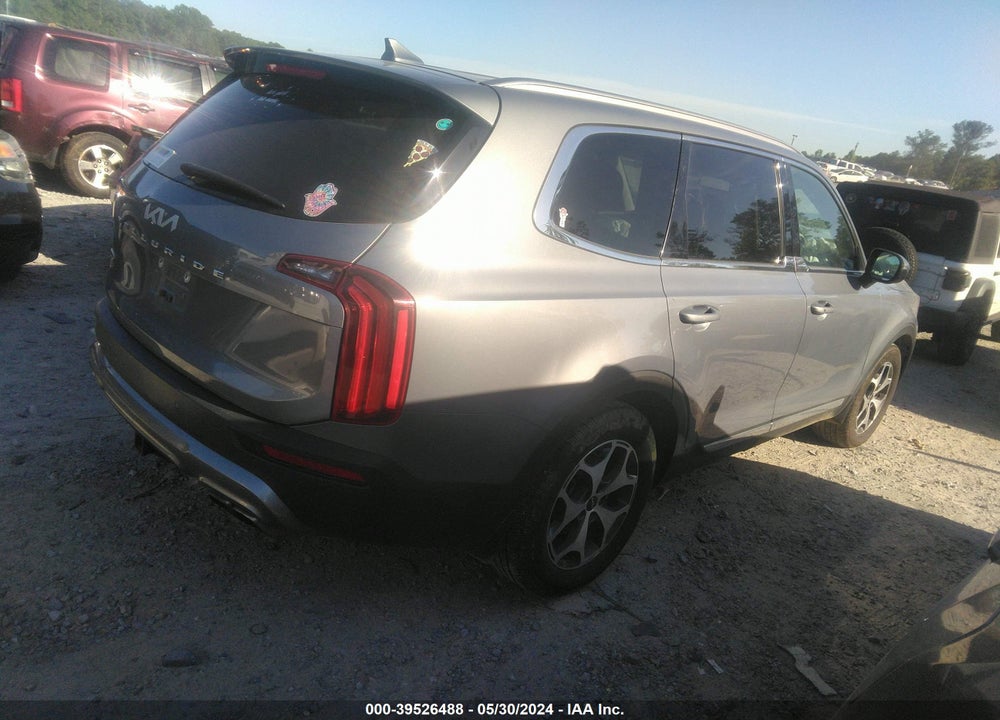 2022 KIA TELLURIDE EX VIN: 5XYP3DHC7NG229708