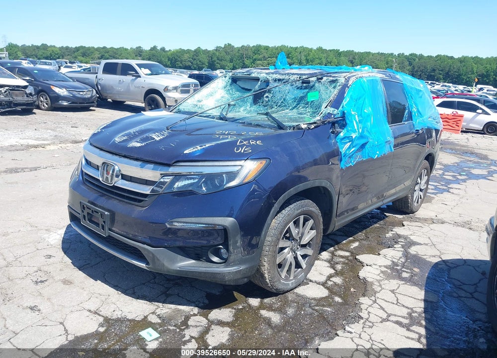 2021 HONDA PILOT AWD EX-L VIN: 5FNYF6H52MB010315