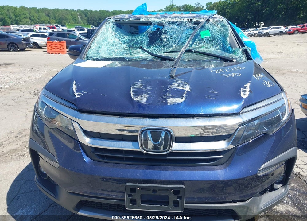 2021 HONDA PILOT AWD EX-L VIN: 5FNYF6H52MB010315