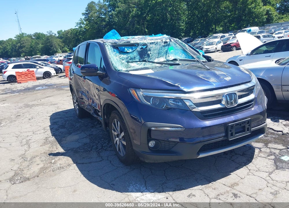 2021 HONDA PILOT AWD EX-L VIN: 5FNYF6H52MB010315