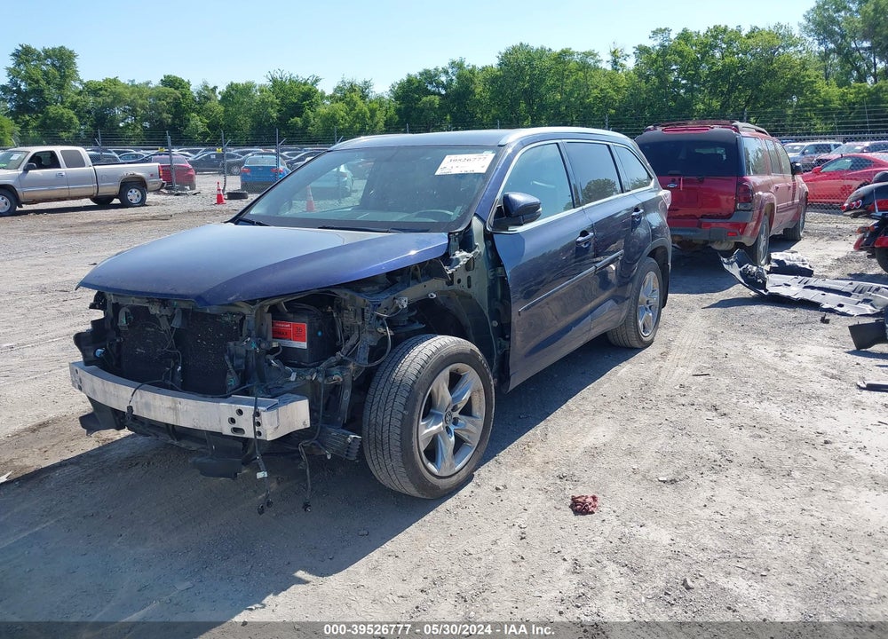 2016 TOYOTA HIGHLANDER LIMITED V6 VIN: 5TDDKRFH7GS305287