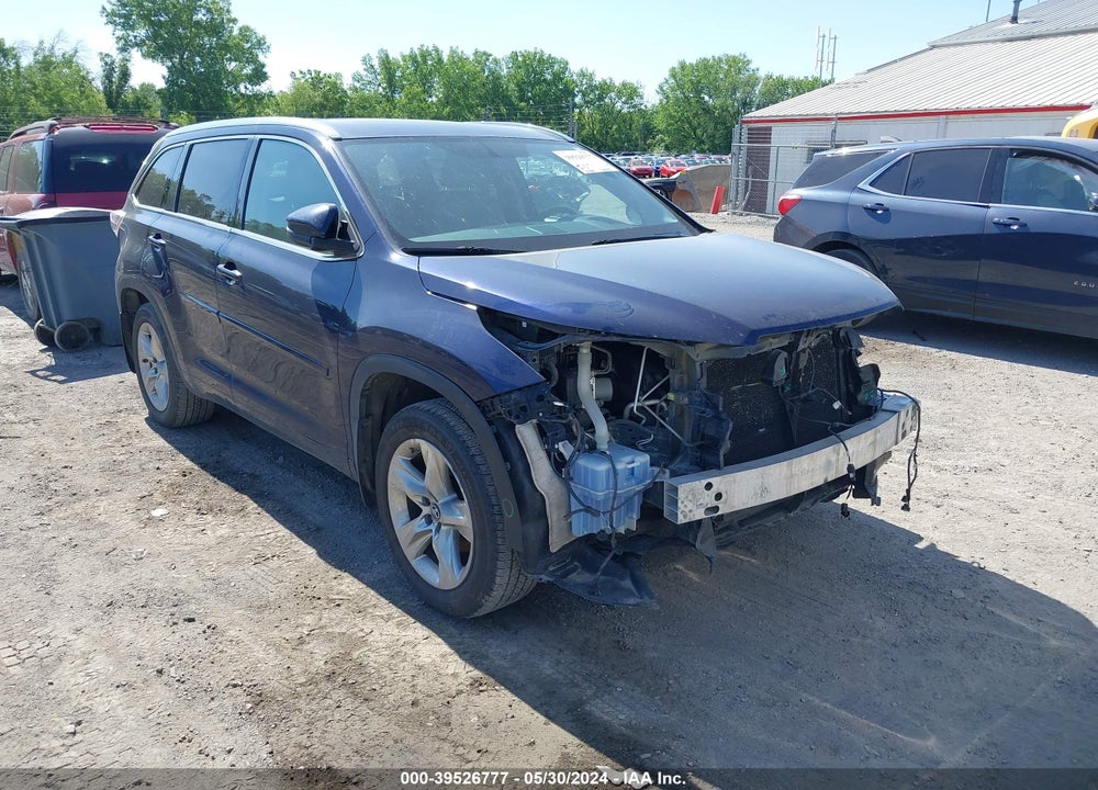 2016 TOYOTA HIGHLANDER LIMITED V6 VIN: 5TDDKRFH7GS305287