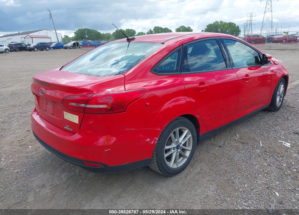 2016 FORD FOCUS SE VIN: 1FADP3F24GL208307
