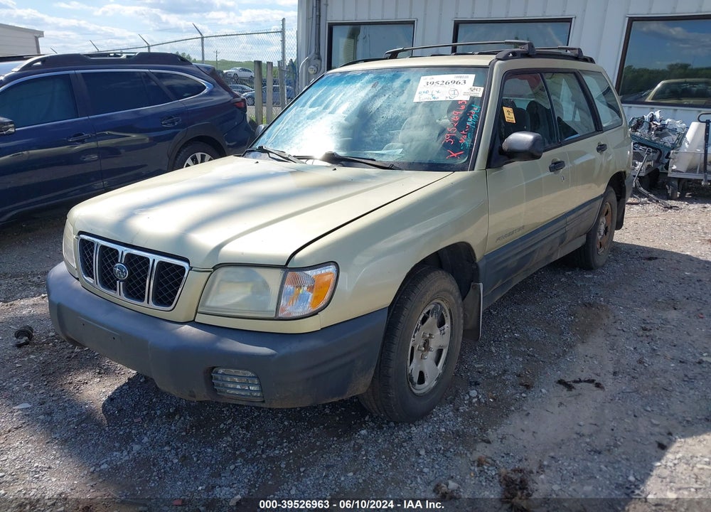 2002 SUBARU FORESTER L VIN: JF1SF63552H728926