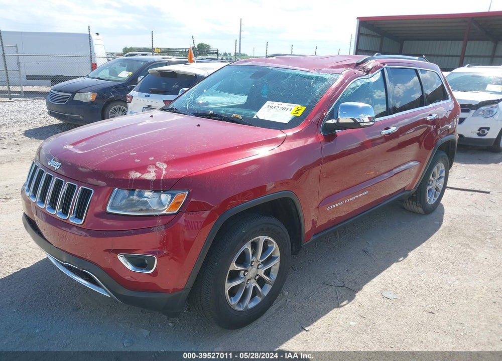 2014 CHEROKEE JEEP GRAND  LIMITED VIN: 1C4RJFBG7EC492081