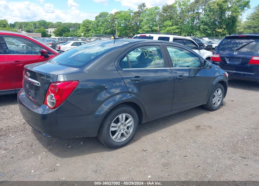 2014 CHEVROLET SONIC LT AUTO VIN: 1G1JC5SH1E4234037