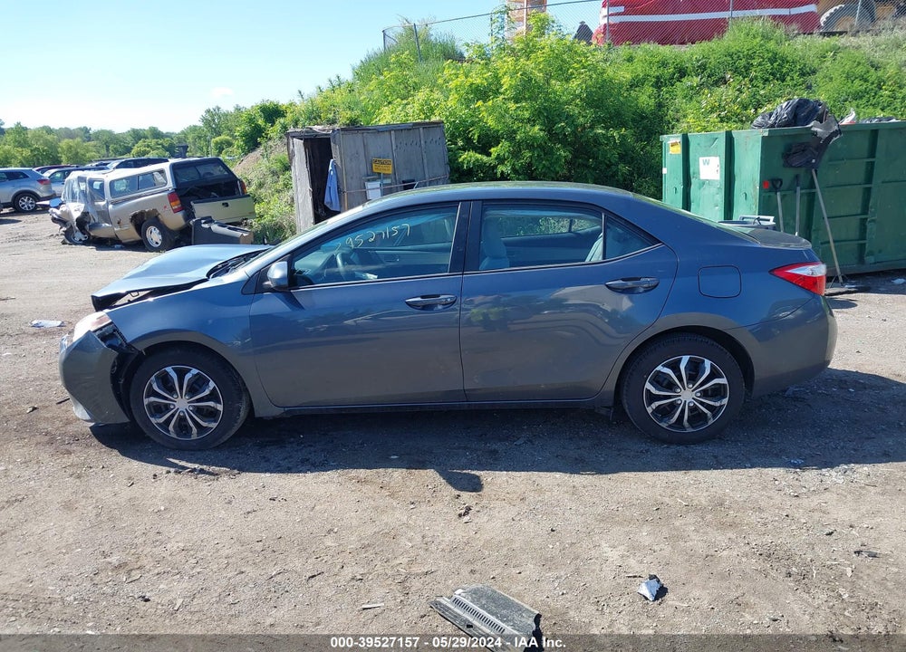 2014 TOYOTA COROLLA LE VIN: 2T1BURHE3EC117151