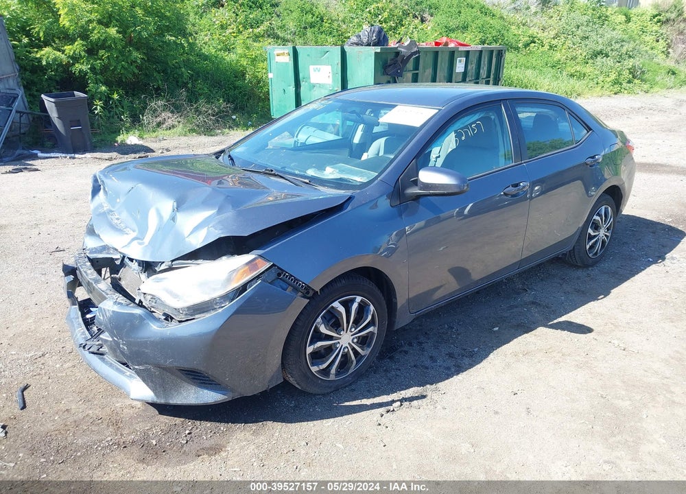 2014 TOYOTA COROLLA LE VIN: 2T1BURHE3EC117151
