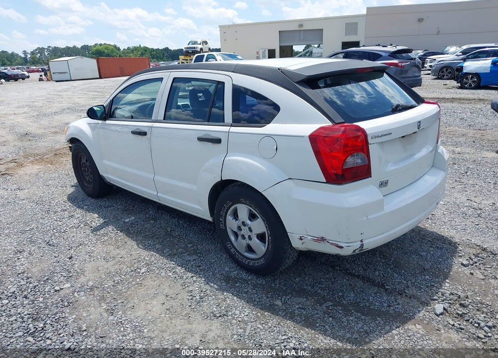 2008 DODGE CALIBER SE VIN: 1B3HB28B58D651371