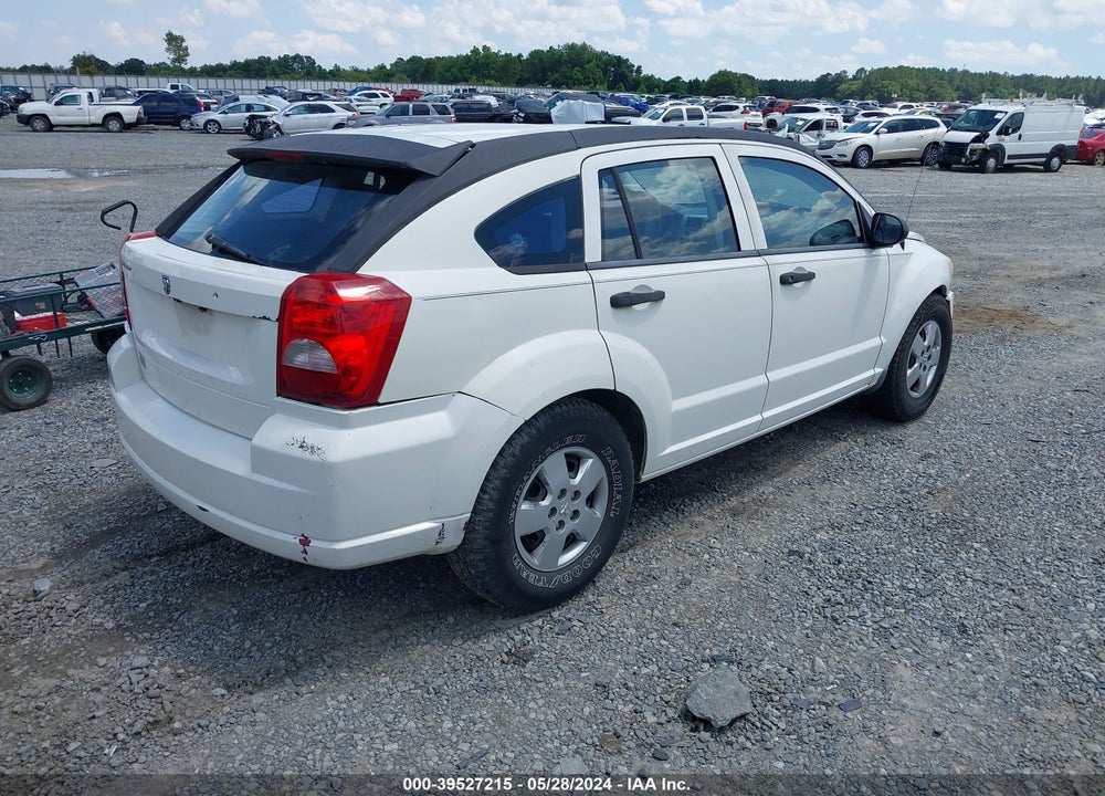 2008 DODGE CALIBER SE VIN: 1B3HB28B58D651371