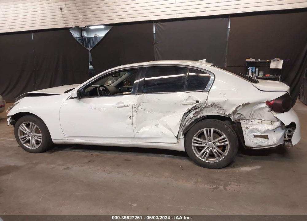 2013 INFINITI G37X VIN: JN1CV6AR0DM770134